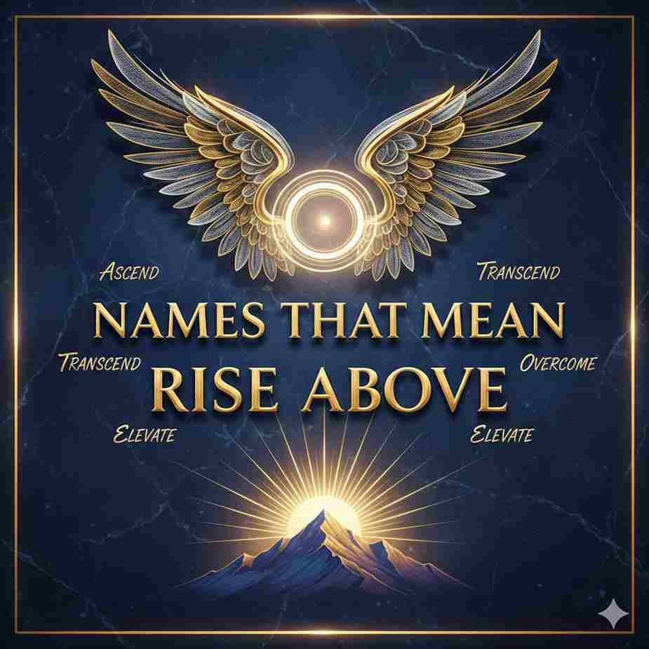 Names That Mean Rise Above