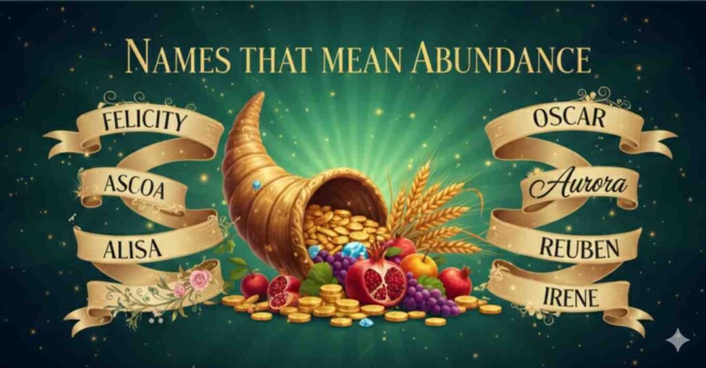 Names That  Meaning Abundance