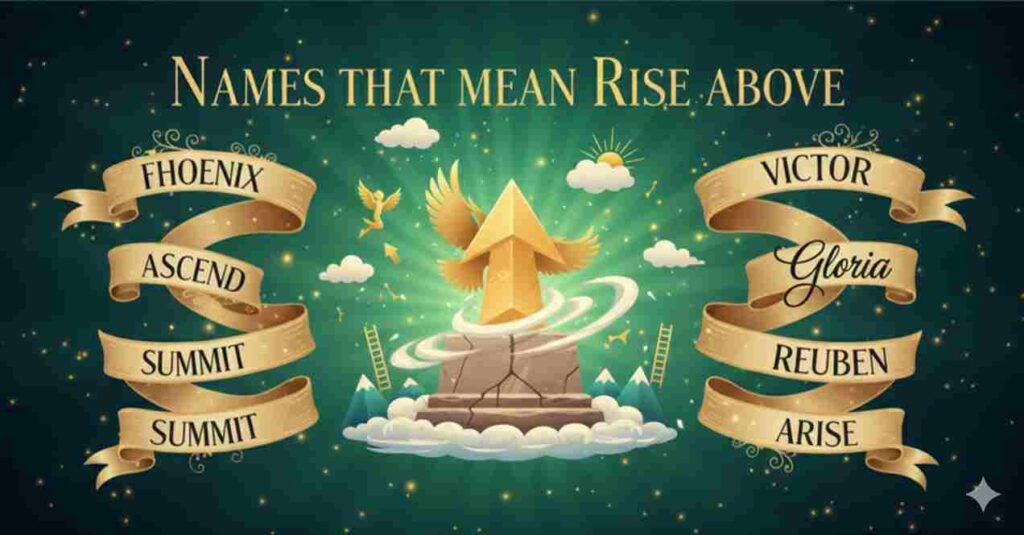 Names That Mean Rise Above