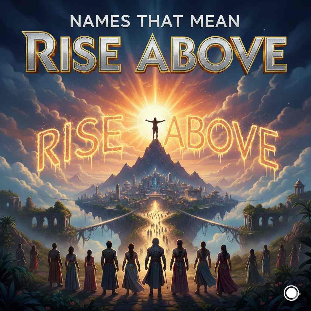 Names That Mean Rise Above