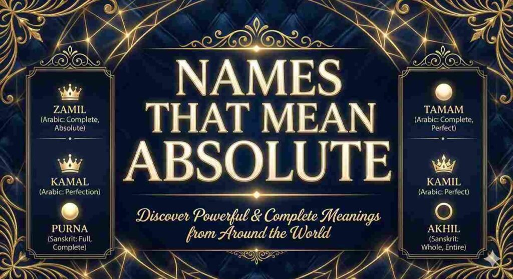 Names That Mean Absolute