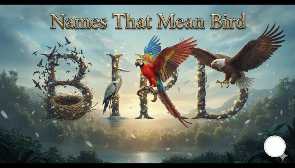 Names That Mean Bird