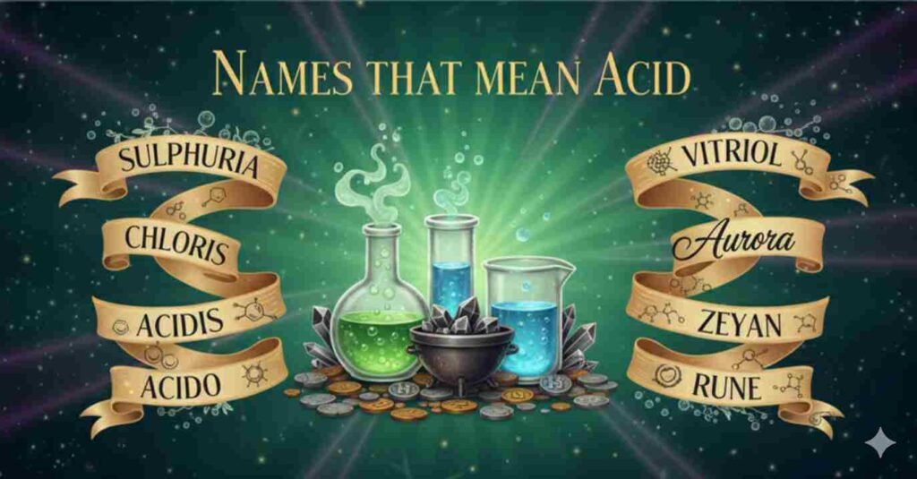 Names That Mean Acid