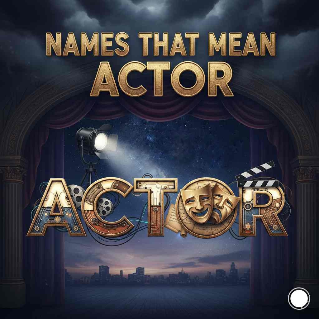 Names That Mean Actor