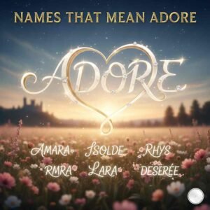 Names That Mean Adore