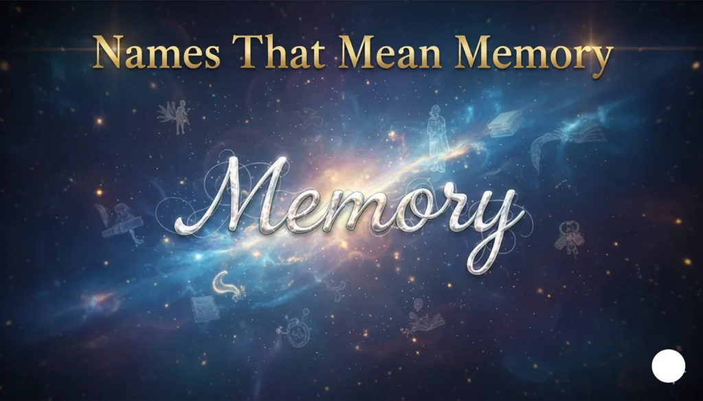 Names That Mean Memory