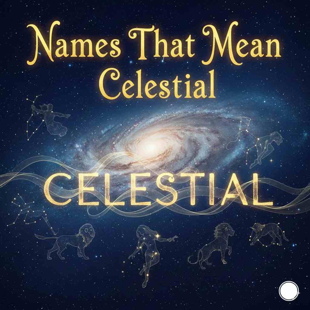 Names That Mean Celestial