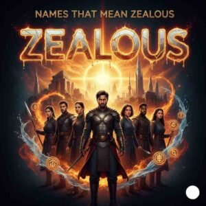 Names That Mean Zealous
