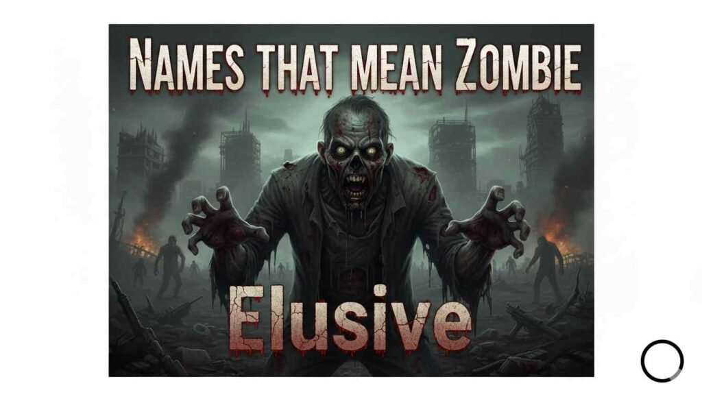 Names That Mean Zombie