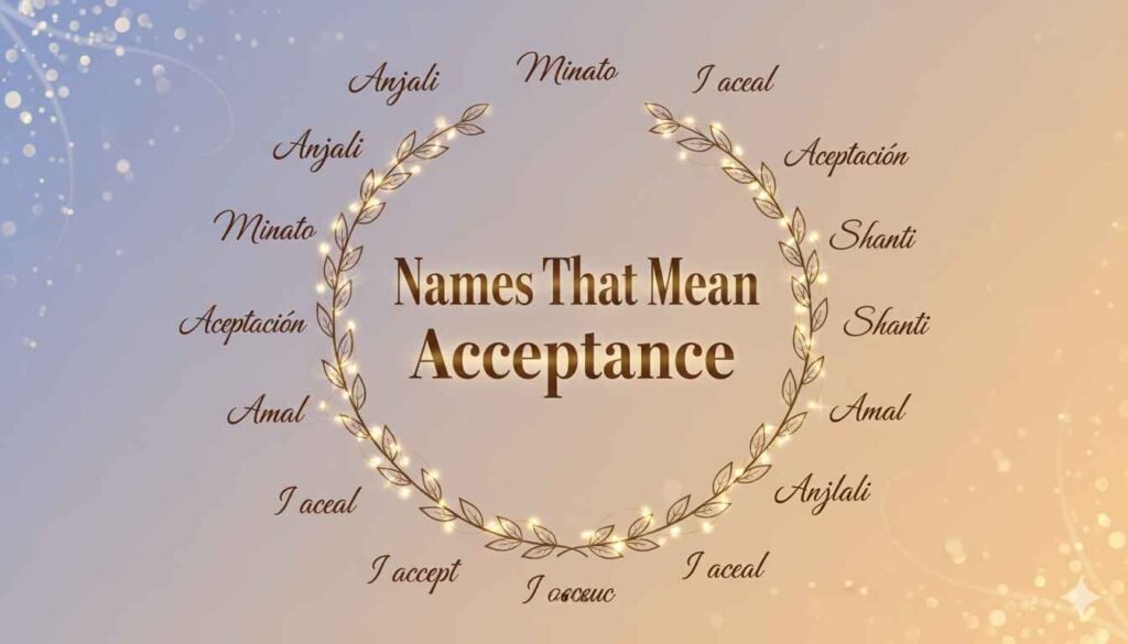 Names That Mean Acceptance