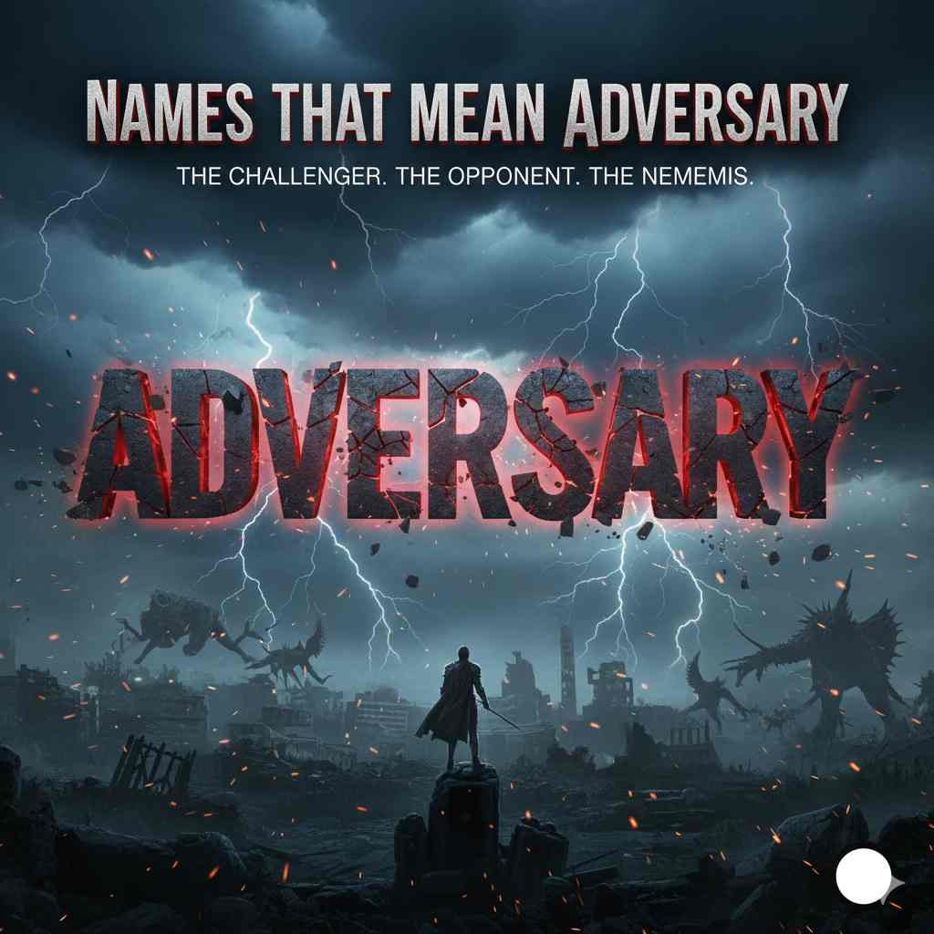 Names That Mean Adversary