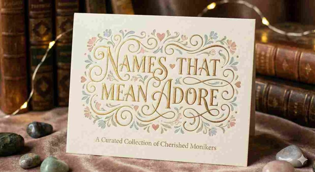 Names That Mean Adore