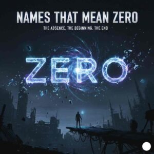 Names That Mean Zero