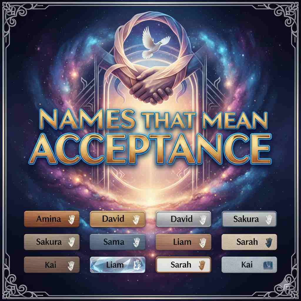 Names That Mean Acceptance