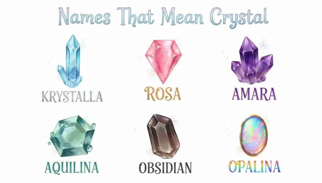 Names That Mean Crystal