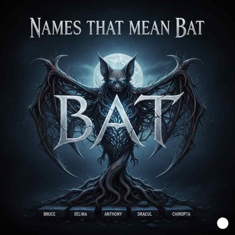 Names That Mean Bat