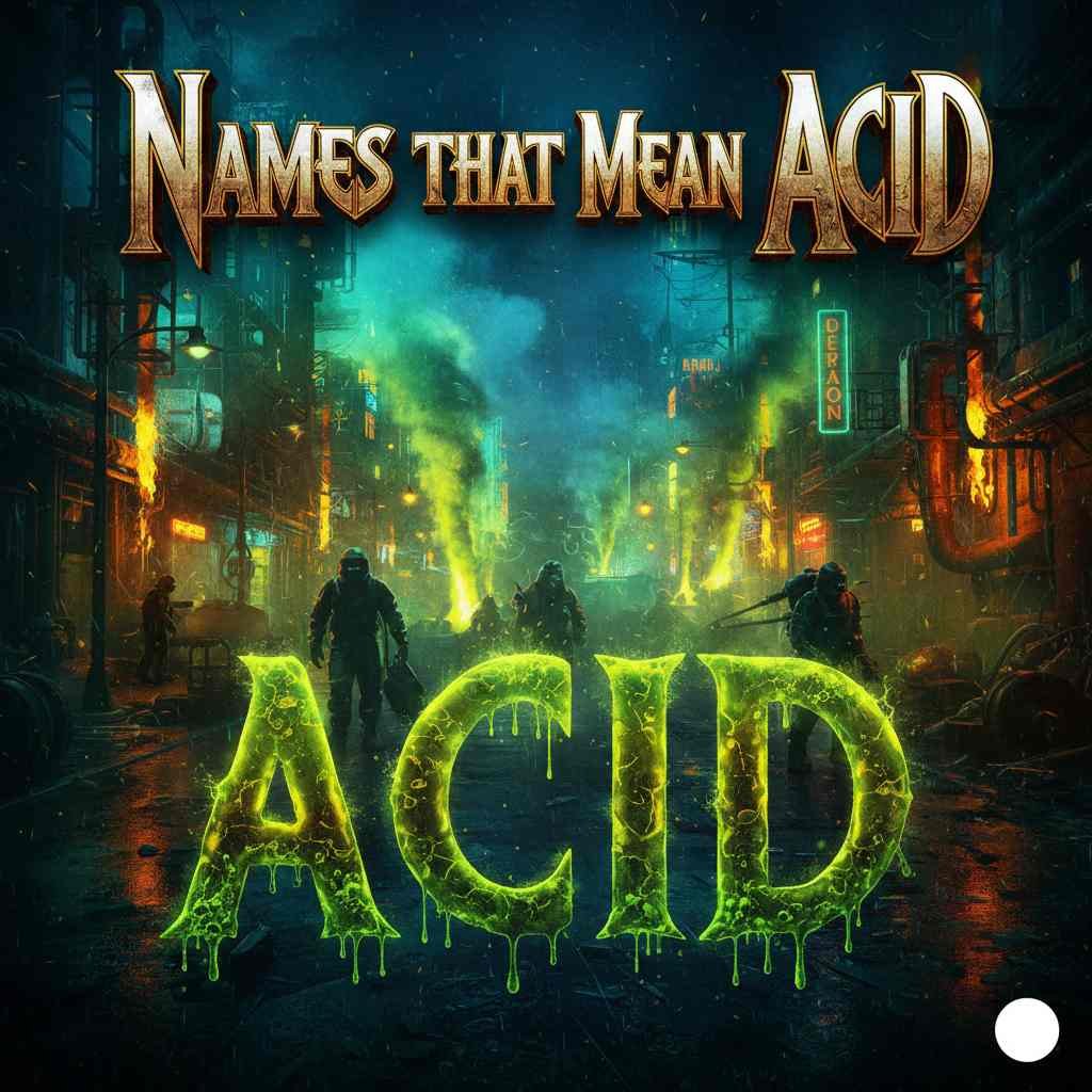 Names That Mean Acid