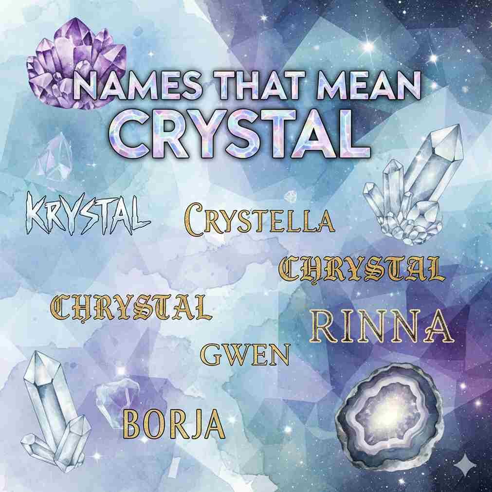 Names That Mean Crystal