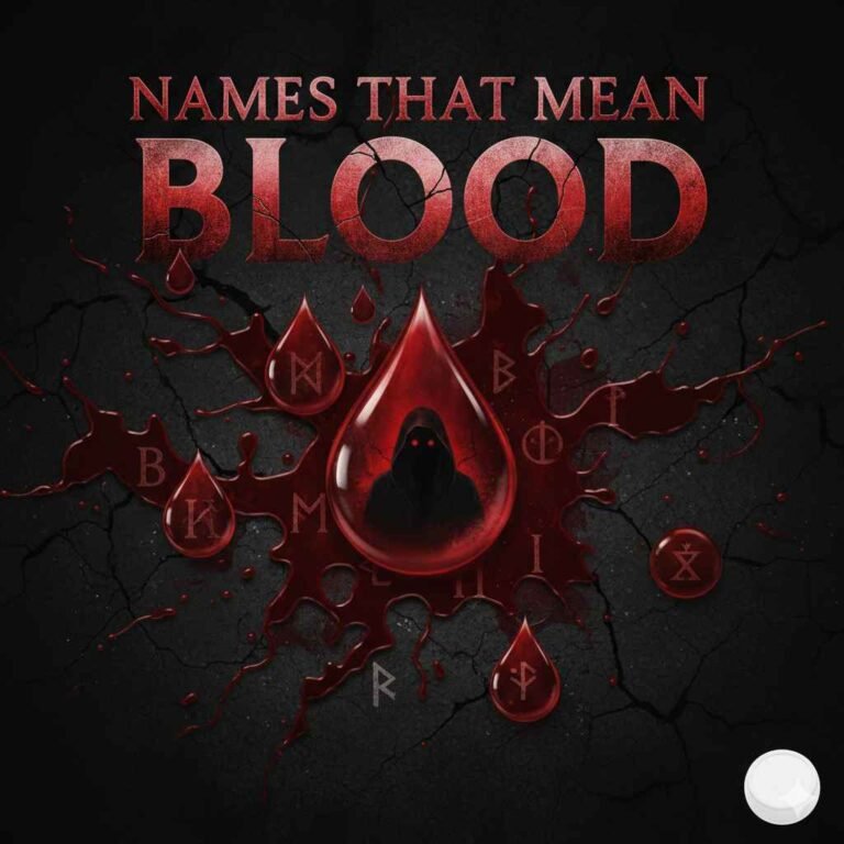 Names That Mean Blood