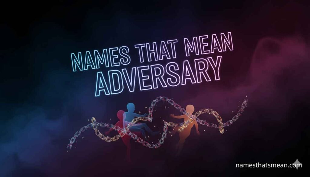 Names That Mean adversary