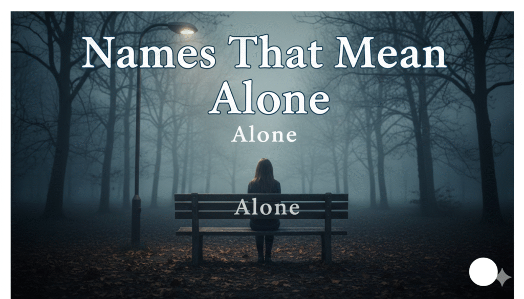 Names That Mean Alone