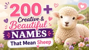 200+ Creative & Beautiful Names That Mean Sheep