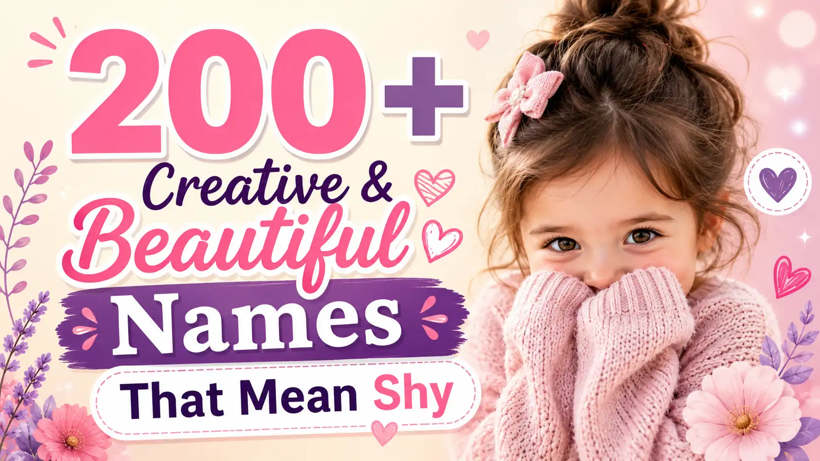 200+ Creative & Beautiful Names That Mean Shy