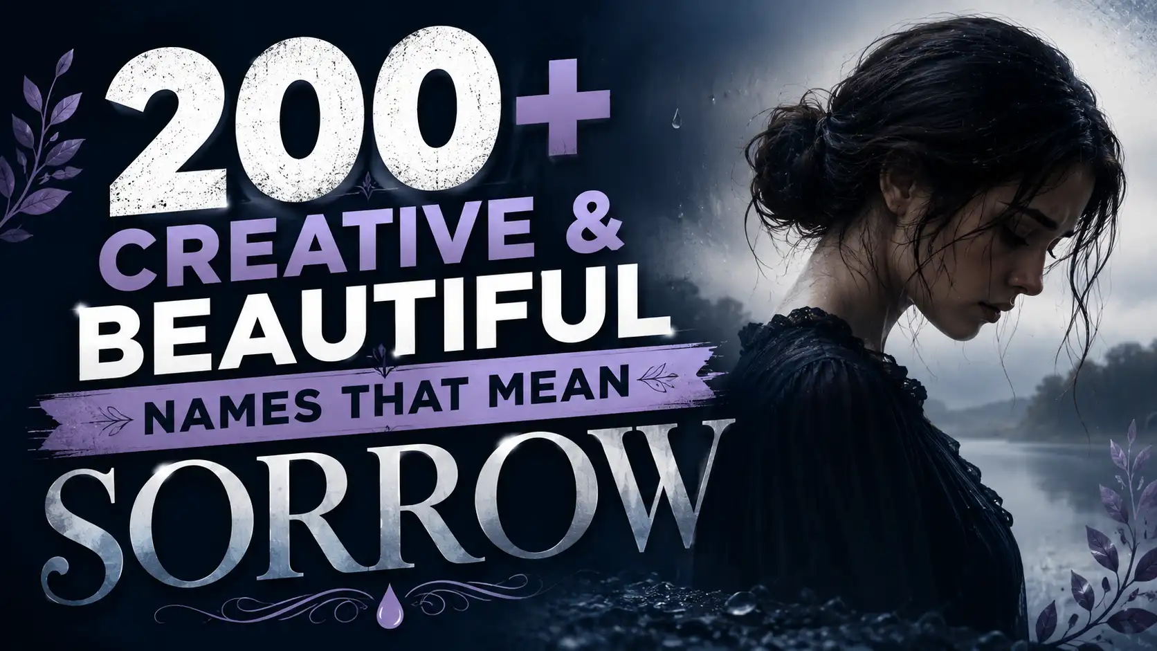 200+ Creative & Beautiful Names That Mean Sorrow
