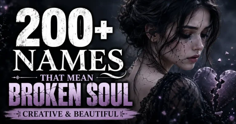 200+ Names That Mean Broken Soul Creative & Beautiful
