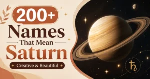 200+ Names That Mean Saturn Creative & Beautiful
