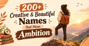 200+ Creative & Beautiful Names That Mean Ambition