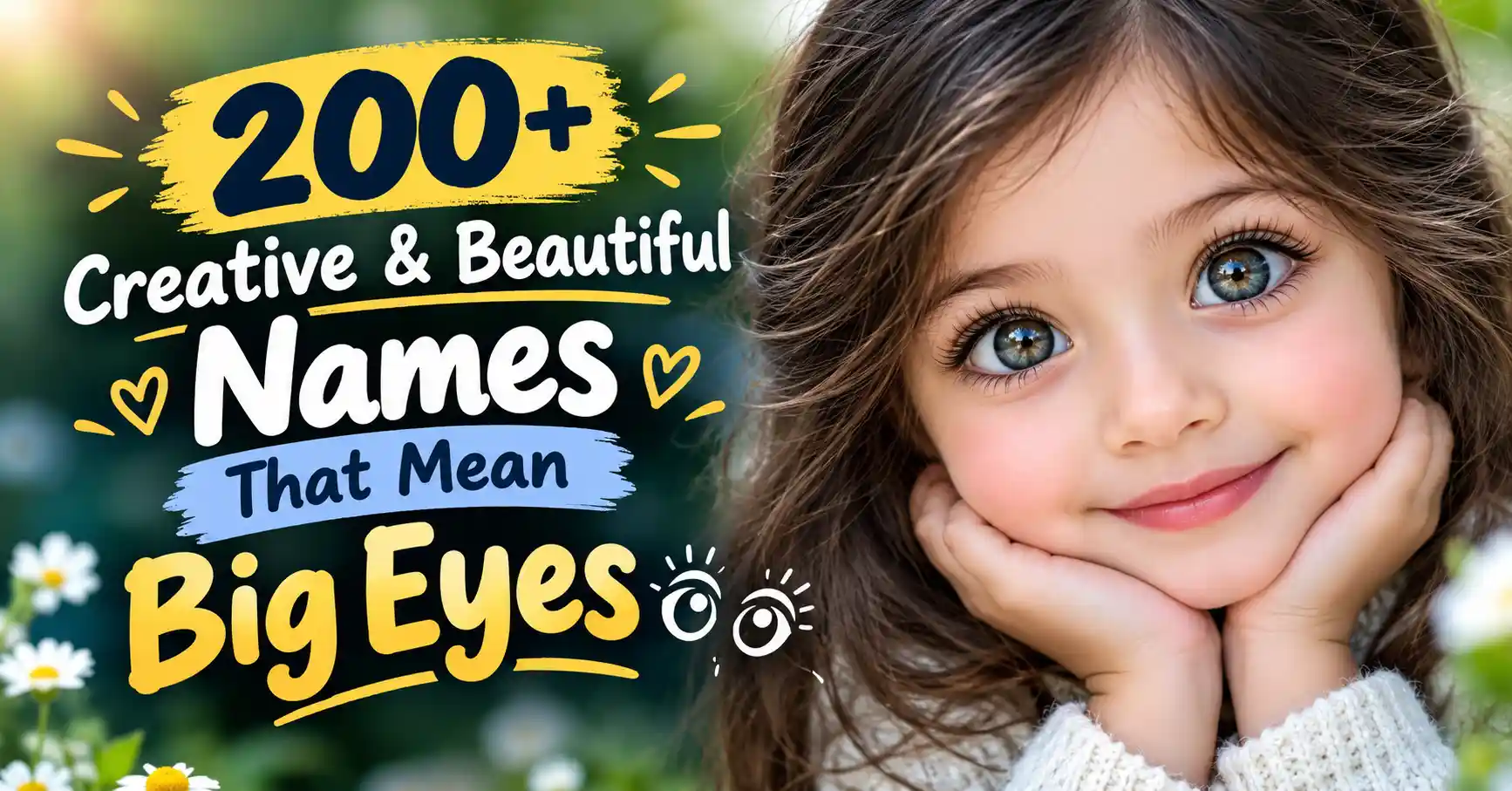 200+ Creative & Beautiful Names That Mean Big Eyes