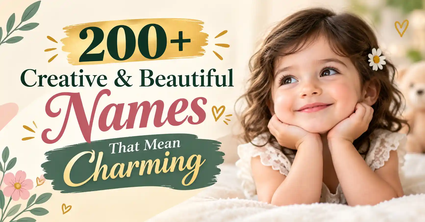 200+ Creative & Beautiful Names That Mean Charming
