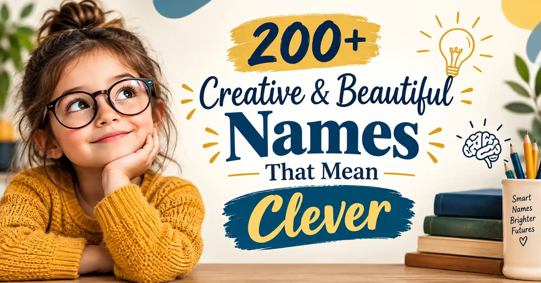 200+ Creative & Beautiful Names That Mean Clever