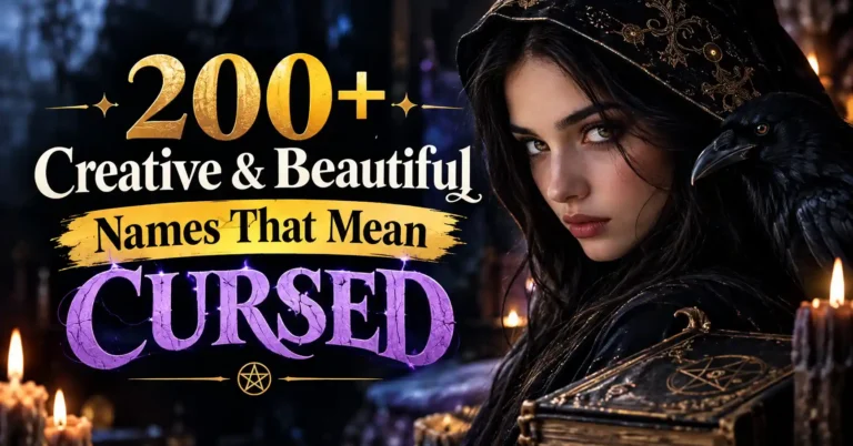 200+ Creative & Beautiful Names That Mean Cursed