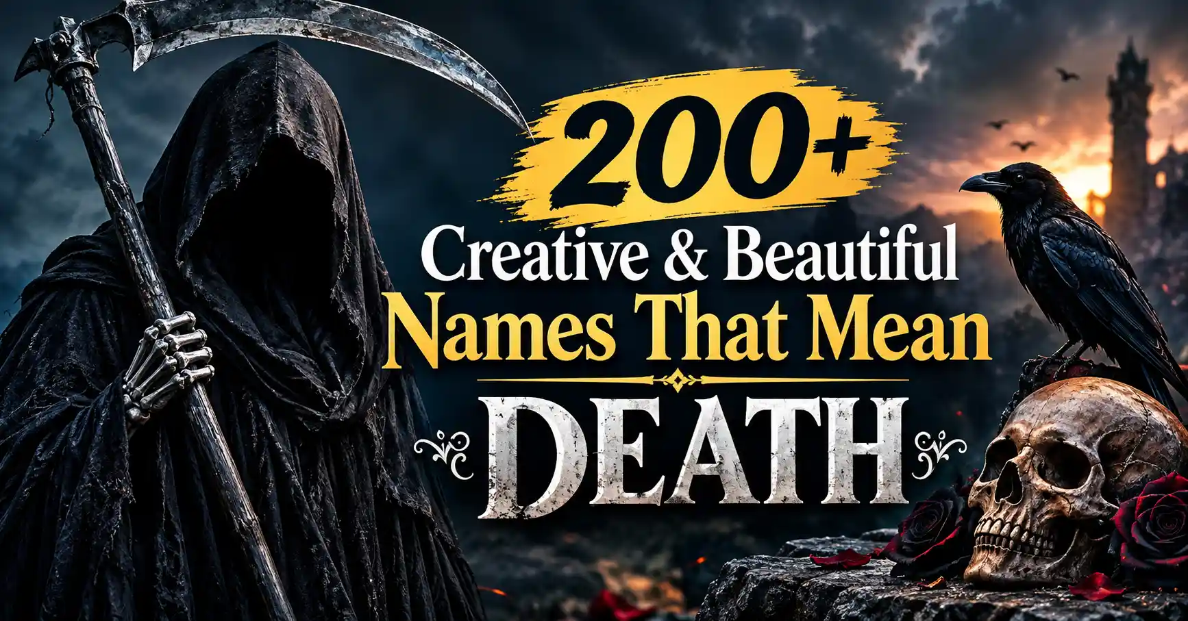 200+ Creative & Beautiful Names That Mean Death