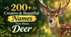 200+ Creative & Beautiful Names That Mean Deer