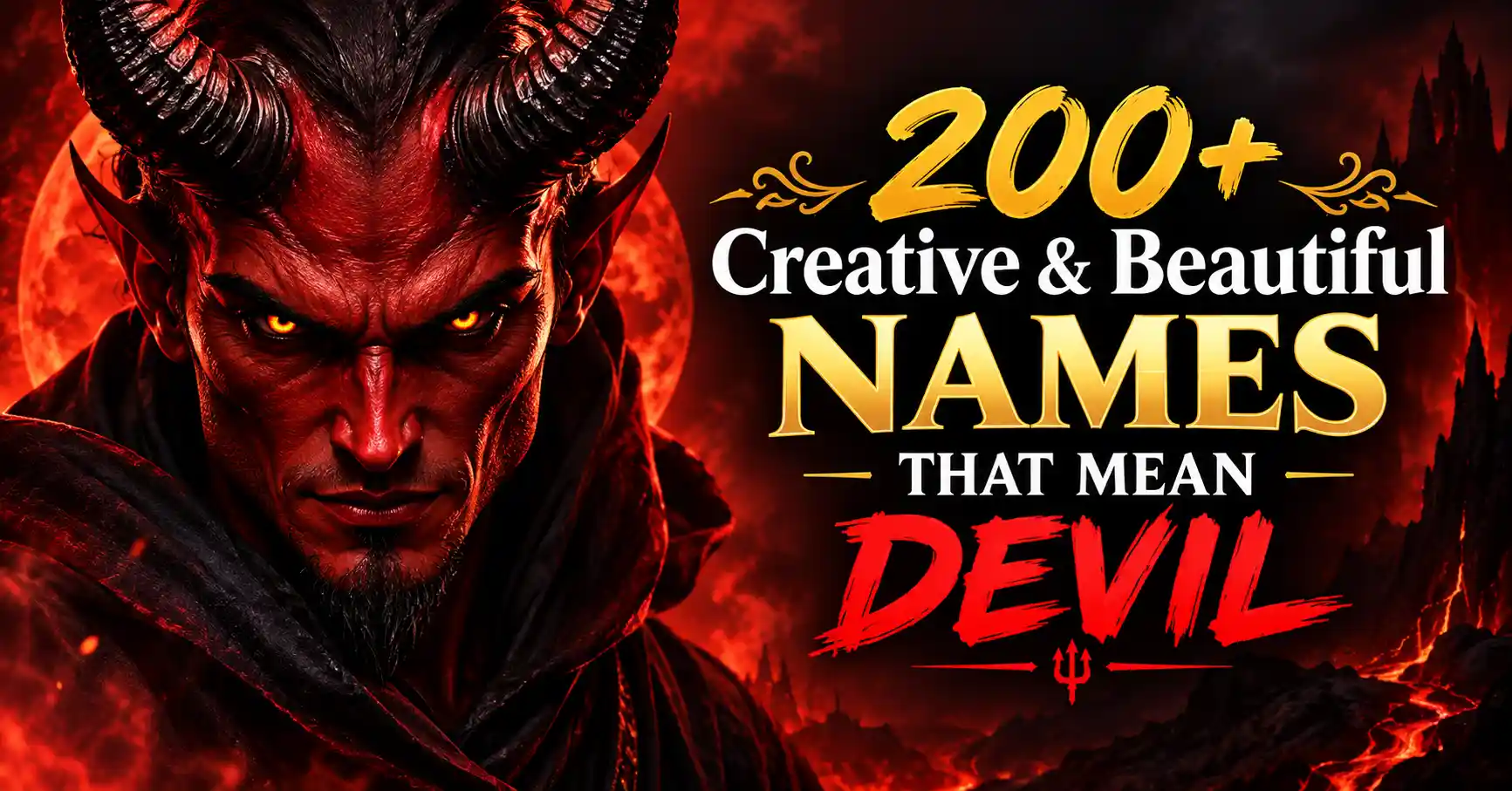 200+ Creative & Beautiful Names That Mean Devil