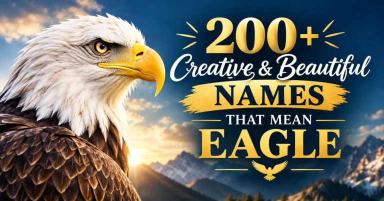 200+ Creative & Beautiful Names That Mean Eagle