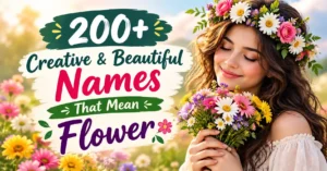 200+ Creative & Beautiful Names That Mean Flower