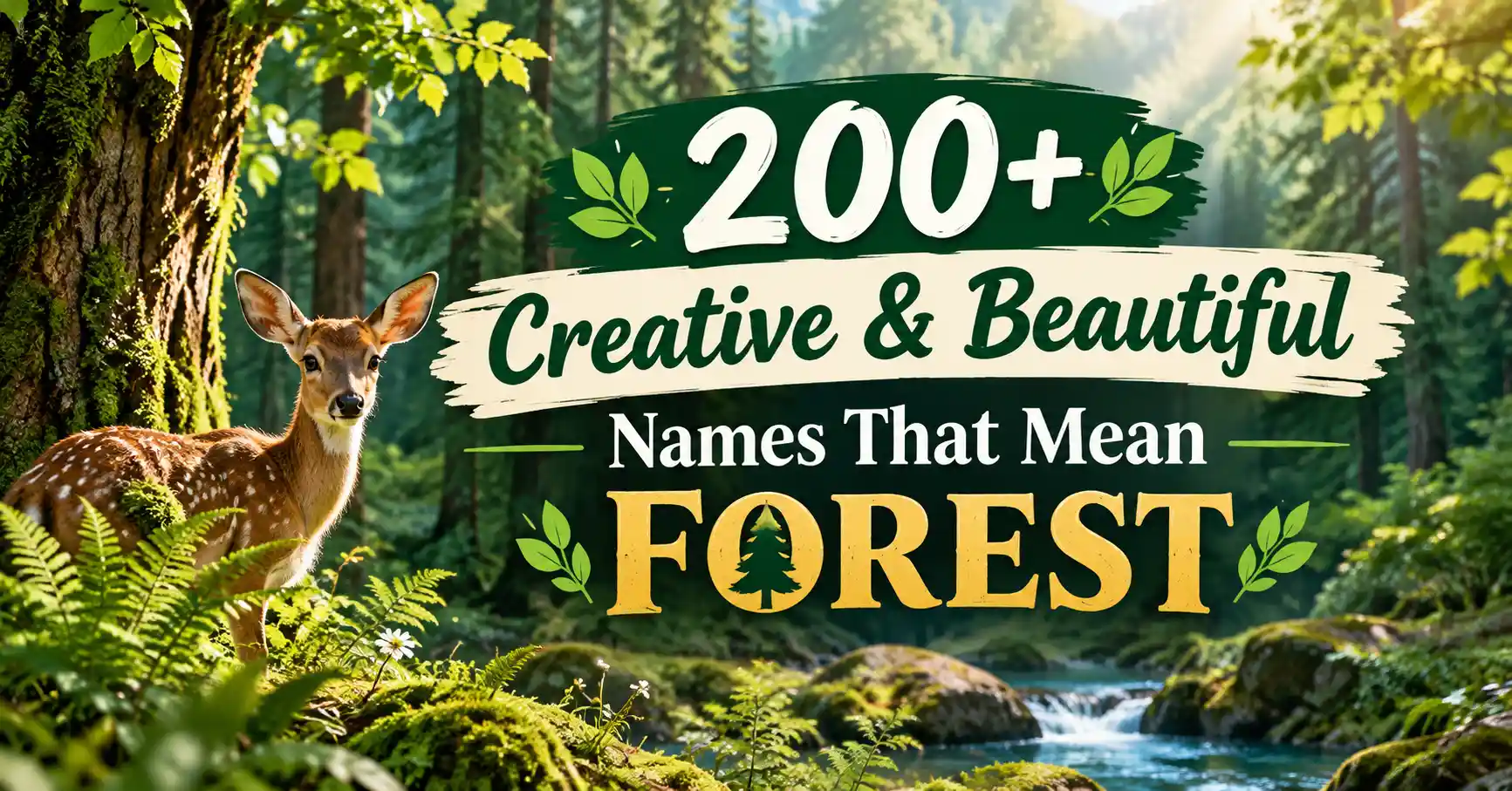 200+ Creative & Beautiful Names That Mean Forest