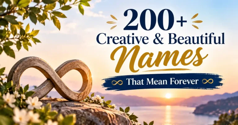 200+ Creative & Beautiful Names That Mean Forever