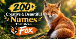 200+ Creative & Beautiful Names That Mean Fox