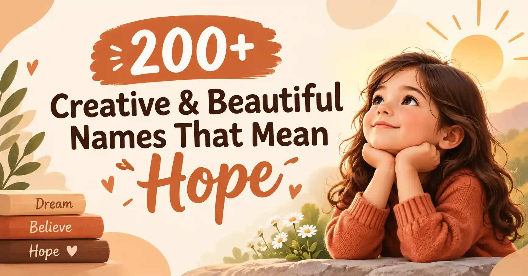200+ Creative & Beautiful Names That Mean Hope