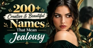 200+ Creative & Beautiful Names That Mean Jealousy