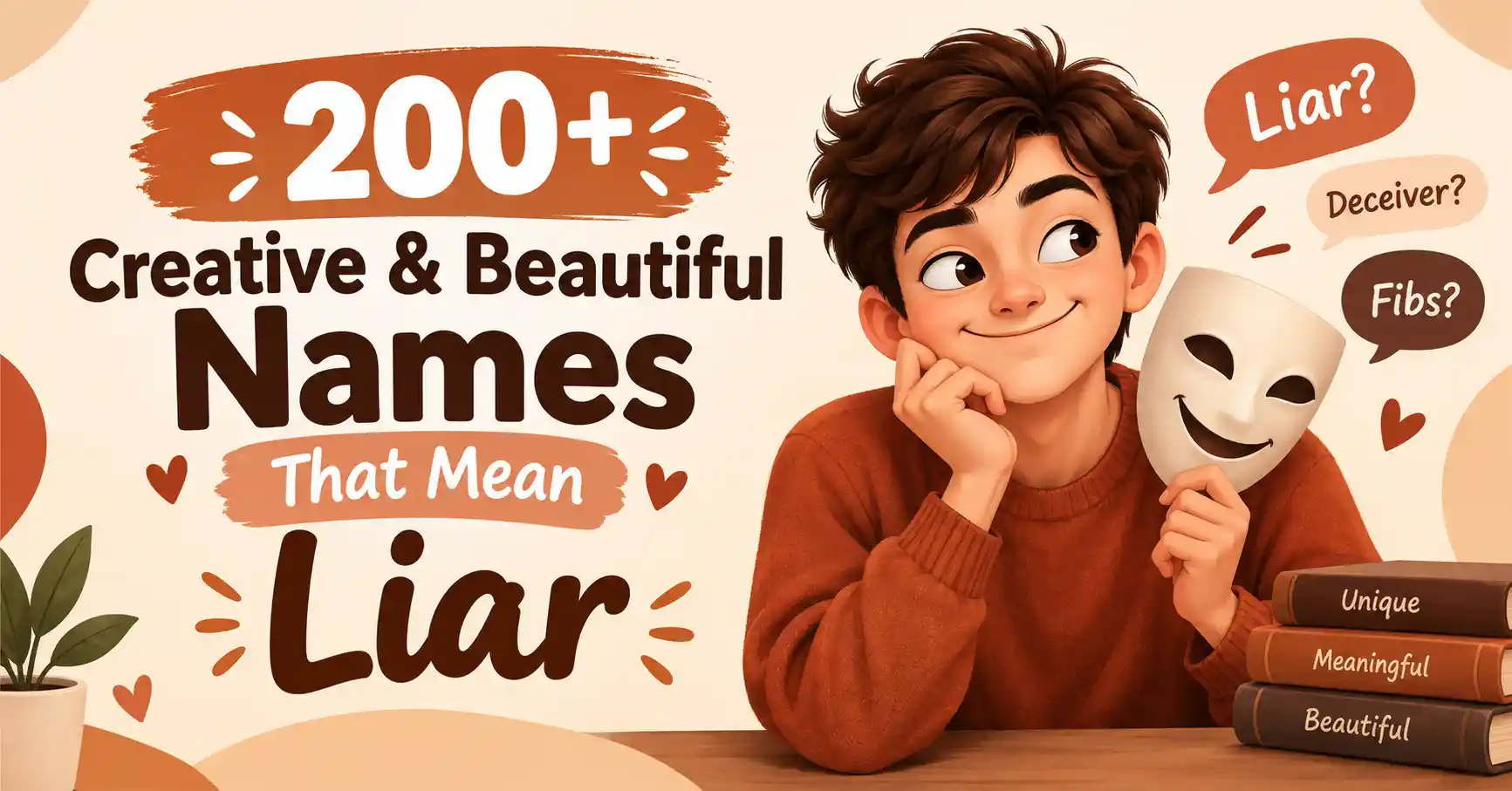 200+ Creative & Beautiful Names That Mean Liar