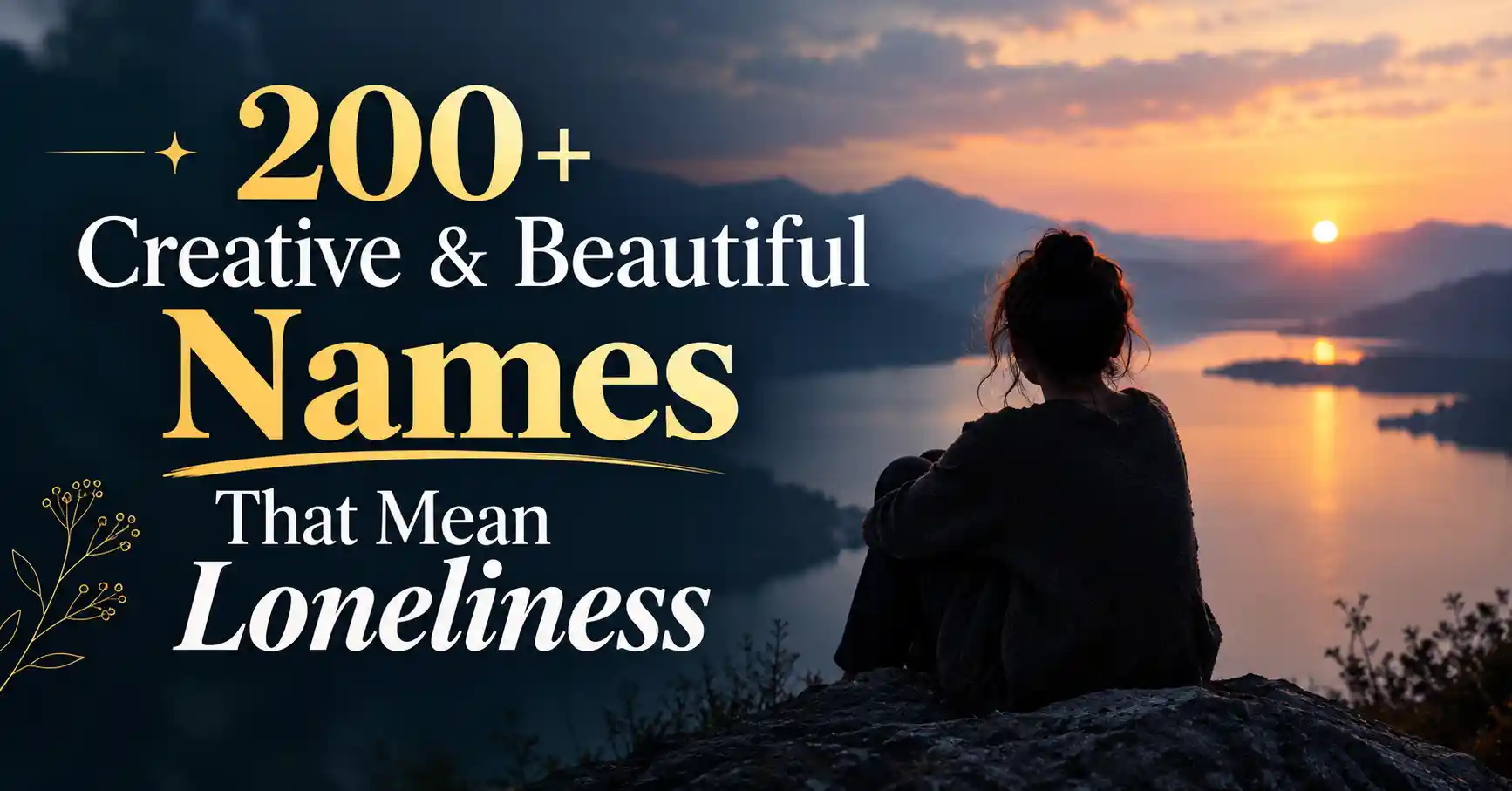 200+ Creative & Beautiful Names That Mean Loneliness