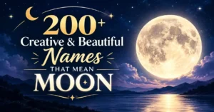 200+ Creative & Beautiful Names That Mean Moon