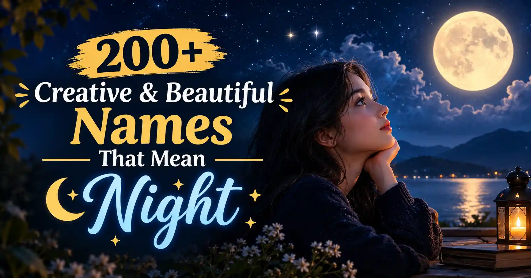 200+ Creative & Beautiful Names That Mean Night