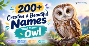 200+ Creative & Beautiful Names That Mean Owl